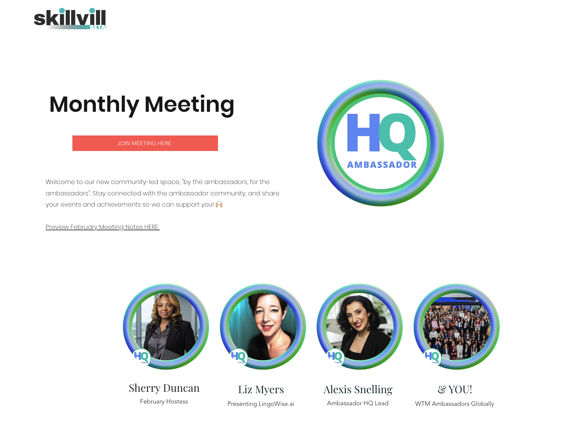 Subscribe to our Community Calendar